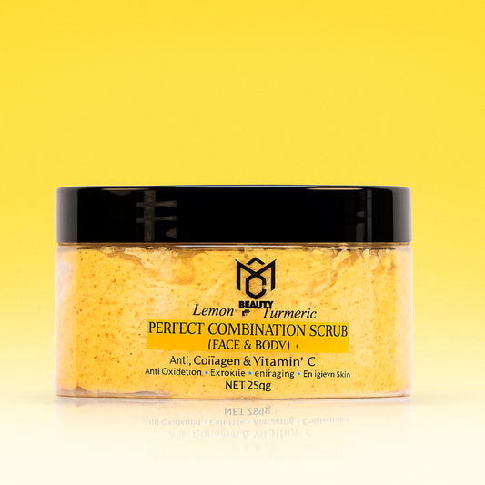 SCRUB FACE & BODY, LEMOND & TUMERIC