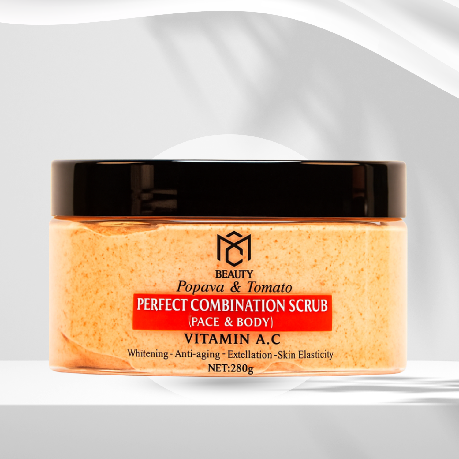 SCRUB BODY & FACE , PAPAYA & TOMATO